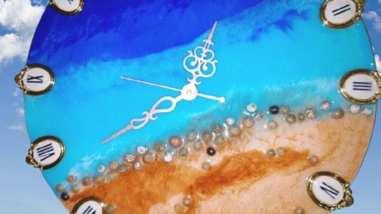 Resin wall clock (1)